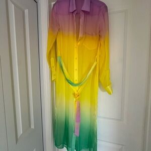 Le Superbe Ombre Shirt Dress